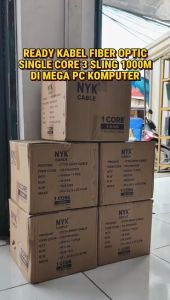 Kabel Fiber Optic FO 1 Core 3 Seling Panjang 1000 Meter
