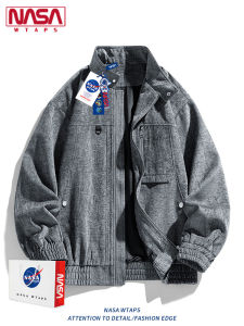 NASA WTAPS | Áo Khoác Công Sở Cổ Đứng Phong Cách Hoa Kỳ Cổ Điển