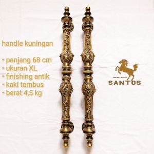 handle / tarikan pintu kuningan panjang 65 cm