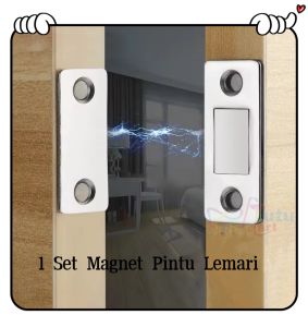 1Set Magnet Pintu Rumah/ Lemari/ Laci / Magnetic Door Closer Stopper