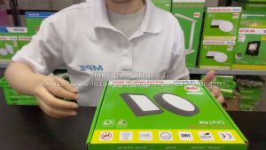 Đèn led ốp trần tròn viền đen MPE SRPLB 12W 18W 24W 3000K/6500K CHÍNH HÃNG
