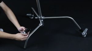 3Pcs 25MM C-Stand Swivel Caster Wheel Set Diameter For Photography Heavy Duty Stainless Steel C-Stand Special Wheel Accessories