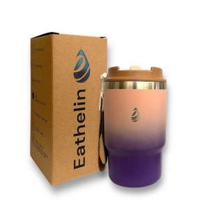 Eathelin 16oz (473ml) Cuppa Vacuum Insulated with Leak Proof Multifunctional Lid Coffee Mug