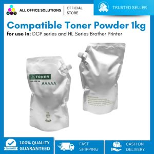 AOS Compatible Toner Powder 1Kg in Pouch for DCP series and HL Series Brother Printer
