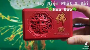 MÁY TỤNG KINH 5 GIỌNG - MÁY NIỆM PHẬT 5 BÀI - ĐỂ BÀN THỜ