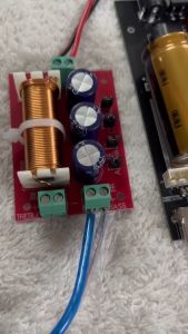 YLY-2088 2 Way Crossover Filters Module Adjustable Audio Speaker Frequency Divider Full Range Treble Bass Welding Free