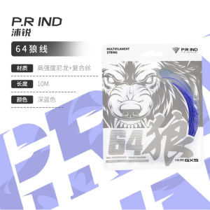 P.R IND Badminton Racket String 64 Wolf Series High Elasticity Durable Long-lasting High Pound Tiger Net Line Sports Fitness