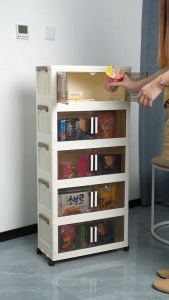 Guankwm L50-60cm storage cabinet folding household finishing super large capacity storage cabinet plastic extra large multi-layer storage cabinet