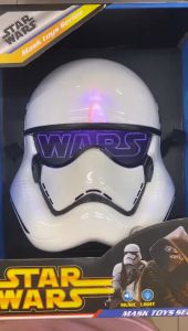 Star Wars Topeng Muka Children Mask Cosplay Party with LED light Stormtrooper Kylo Ren
