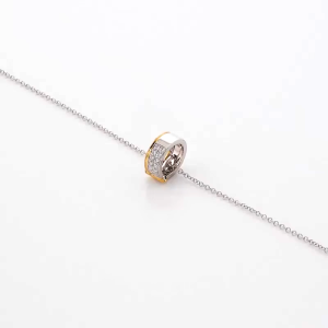 Chow Sang Sang 周生生 Promessa 18K Gold Diamond Necklace 47cm 91576U