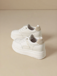 Josiny | Thick Heel Elevating Womens Sneakers for Petite Figures Dressy & Casual