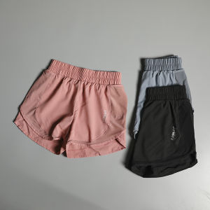 Quick Dry High Waist Anti-See Through Shorts Set
