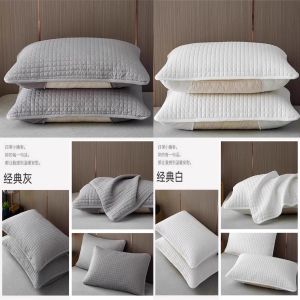 Pure Cotton Thickened Pillowcase Protection Layer Full Cotton Pillow Cover Isolation Bedding Dustproof Sweatproof for All