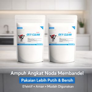 SYCO.ID OXY Clean - Bubuk pembersih noda pakaian putih & berwarna untuk semua jenis pakaian