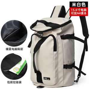 Large Capacity Sports Backpack Mens Outdoor Climbing Bag Multi-Functional Double Shoulder Bag Can Be Crossbody Cycling Bag