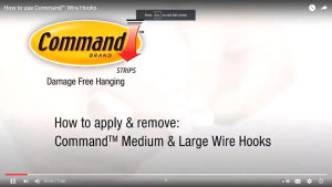 3M Command Strips Double-sided Non-trace Adhesive Strip Replacement Installed Photo Wall Poster Paste Firm Non-nail