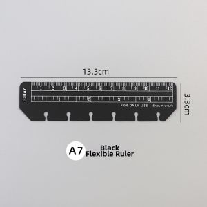 Multipurpose Transparent Ruler Bookmarks for Planners