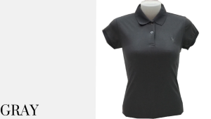 Womens Plain Short sleeves PoloShirt Polyester Quality Suitable for office attire #A93 (please add 2 size)