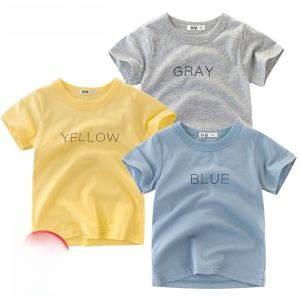 SUPIAN | เสื้อยืดคอกลมแขนสั้นผ้าฝ้ายแท้สำหรับเด็ก ชุดสามชิ้นลายการ์ตูนฤดูร้อน 2022 เสื้อผ้าเด็กชายและเด็กหญิง คุณภาพระดับ A