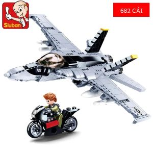 Bộ Đồ Chơi Lắp Ráp Mô Hình Máy Bay Chiến Đấu Siêu Hạng F/A-18E Dành Cho Bé Trai Mô Hình Máy Bay Vũ Trang Vũ Khí Chiến Tranh Đồ Chơi Xếp Hình Giáo Dục Quà Tặng