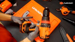 PUMPKIN สว่านกระแทกไร้สาย 13 mm. INF-13IDBL รหัส 50260 | มอเตอร์ไร้แปรงถ่าน ปรับรอบ 2 ระดับ หัวจับดอก Metal keyless chuck