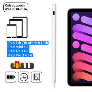 Pencil For iPad 2018-2026 with Palm Rejection Fast Charging Stylus Pen For iPad 10/11th Gen Pro 11 12.9 13 M4 Air 5 6 Mini 5 6 7