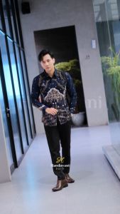 MOTIF TIRTA JAYA Baju Atasan Kemeja Batik Slimfit Pria Premium Modern Lengan Panjang Pendek Full Furing | HANDAYANI BATIK