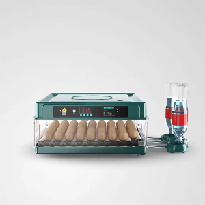 【12V/220V】Egg Incubator 12/24/38/48/70/72/130 Eggs Fully Automatic Egg Incubator Intelligent Digital Hatcher Brooder with Temperature Control and Auto Turning for Hatching Chicken Duck Goose Quail Birds Incubators for Farm