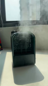 Quạt Tích Điện Phun Sương Xiaomi Chính Hãng – Làm Mát 2 Trong 1 Pin Sạc Dung Lượng Lớn Gió Mạnh Tiết Kiệm Điện (Màu Xanh)