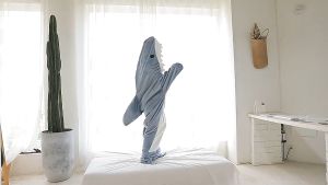 kostum hiu sleeping bag hiu baju tidur hiu