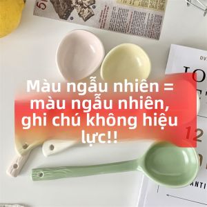 Thìa Sứ Dài Cầm Tay Phong Cách Kem Dễ Thương Thìa Dùng Trong Gia Đình Thìa Cà Phê Bằng Sứ Có Giá Trị Thẩm Mỹ Cao