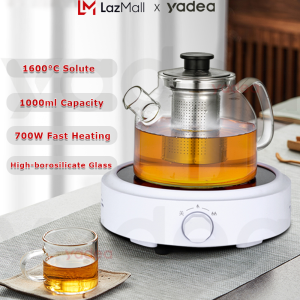 1.0L Electric Health Pot  Multi-Cooker Electric Kettle Glass Kettle Multifunctional Tea Maker Use  For Office & Home 养生壶