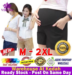VIRENE Maternity Short Pants Cotton Linen Adjustable Pregnancy Pants Breathable Casual Mummy Shorts Soft Comfy Nursing Women Bottom Skin-friendly Women Abdominal Pants Ready Stock 329900 - Virene Collection