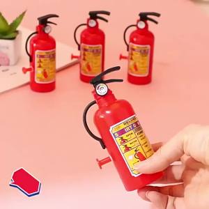 2pcs Funny Mini Fire Extinguisher Toy Water Guns Spray Water Outdoor Pool Beach Summer Toys Fireman Squirters for Kids Party