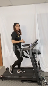 Treadmill ZC700 4HP 1-12km/h with Bluetooth music LED large display screen Wide runway Home fitness