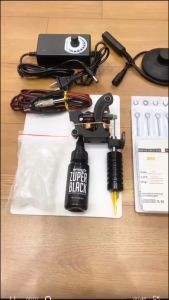 Bộ 1 máy xăm trung cấp Worm Hole pin 10 vòng chất lượng ổn định