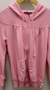 Jaket Wanita Lengan Panjang Cardinal EVR60 Rit Katun Hoodie Polos Premium