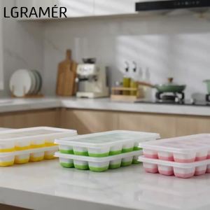 14 Grid Ice Cube Tray Silicone Mold Square Ice Cube Tray Mold Ice Cube Maker Non-toxic Durable Bar Pub Wine Ice Blocks Maker