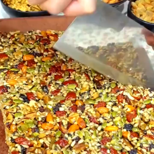 【BUY 1 TAKE 1】HALAL Mixed Nuts Weight Loss Cake – Healthy Snack Bar with Dried Fruits Seeds & Grains | 100g–1kg Options