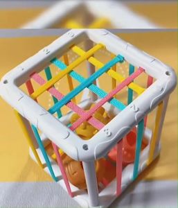 บล็อคยืดหยุ่นสีรุ้ง สีสันสดใส ของเล่นเสริมพัฒนาการลูกน้อย