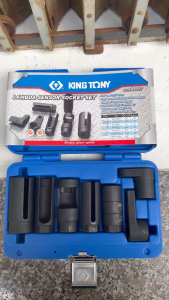 Bộ dụng cụ tháo cảm biến xe hơi KINGTONY 9AJ017 (7 PC. Oxygen Sensor Socket Set)
