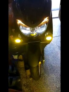 Mini Driving Light / Motorcycle External Auxiliary Led Light 3 Wires 30W Wide Beam - EXL Falcon Eyes