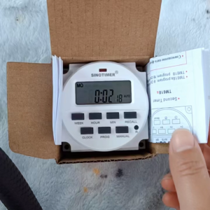 SINOTIMER MCB Timer pemutus aliran arus listrik Digital Switch Programmable Relay 16 Program 220V