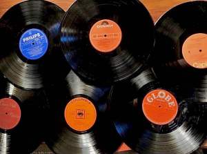 12 Inch Decorative Vinyl Record | Preloved Music Disc for Wall Art Room Café Event or Party Display | Bundle Avail