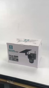 V380 pro 12MP Solar CCTV Cell Camera Dual lenses three-screen Night Color Image Solar cctv camera outdoor cctv 4G/Wifi waterproof and connect to cellphone