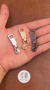 Đầu Kéo Dây Kéo Kim Loại Răng 5 Hợp Kim Kẽm Bền Đẹp Q1140 Phụ Liệu May Túi Xách Balo Ví Da Handmade