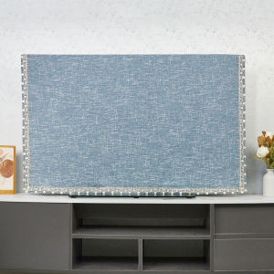Modern Minimalist TV Cover Dustproof Protector 75 Inch 86 Inch Laptop Computer Hanging Style LCD Screen Shield Curtain