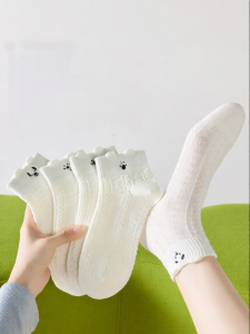 MiiOW | Antibacterial Breathable 100% Cotton Summer Socks