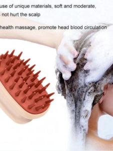 YINDIAO Silicone Massage Shampoo Brush Adult Cleaning Bath Shampoo Comb Meridian Brush Head Care Massager