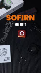 SOFIRN SE1 300Lm EDC Flashlight RGB Signal Ring Pocket Light Quick-Release Magnetic Wrist Keychain Torch for Bike Ride